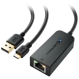 Cable Matters Micro USB to Ethernet Adapter Up to 480Mbps for Streaming - Photo 1/8