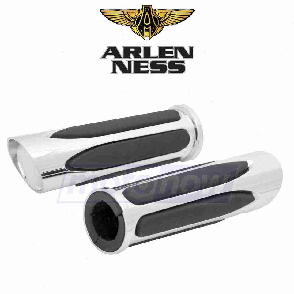 Arlen Ness Deep Cut Comfort Grips for 2006 Harley Davidson FLHXI Street vd — 第 1/4 张图片