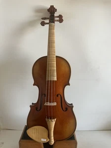 4/4 violin Baroque Model solid Flamed maple back spruce top hand Made K0147 - Picture 1 of 7