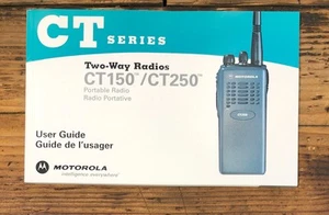 Motorola CT150 CT250 Radio Owners / User Manual *Original* - Picture 1 of 1