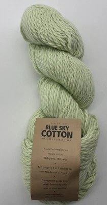 Hilo de algodón Blue Sky "verde" 1 madeja #2006 Foto 1 de 2