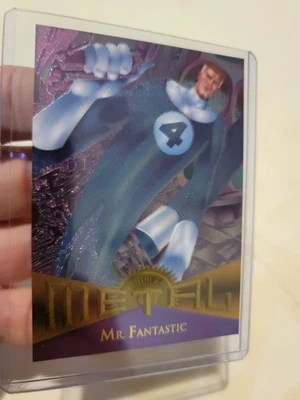 VINTAGE MR FANTASTIC #36 - 1995 FLEER MARVEL METAL COMIC CARD Fantastic Four - Image 1 of 2