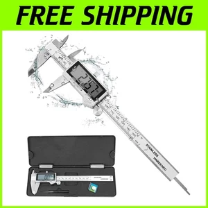 6 Inch Stainless Steel Digital Vernier Caliper - Accurate Multi-Measurement Tool - Picture 1 of 9
