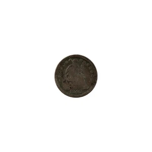 1848 Medium Date Liberty Seated Half Dime - Picture 1 of 2