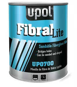 Fibral Lite Sandable Fiberglass Filler, Pale Yellow, 6lbs UPL-UP0700 - Picture 1 of 1