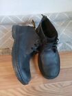 Doc Marten Men Black Sussex Industrial  Work Shoes  Size 11 M