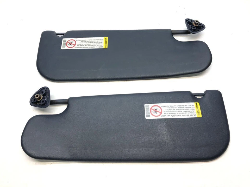 2000-05 Chevy Astro esquerda e direita par de para-sol de vinil azul sem espelho/luzes* - Imagem 1 de 4