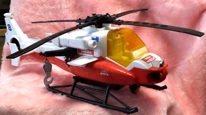 Tonka Red Rescue Helicopter Power Winch Sounds Lights Hasbro WORKS GREAT! - Picture 1 of 17