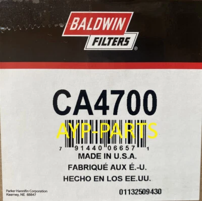 FILTRO DE AIRE BALDWIN CA4700 AF26154 Freightliner M2 Business Class a398 Foto 1 de 4