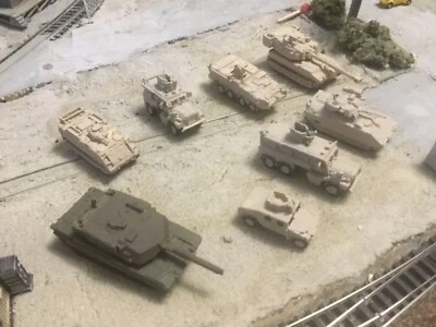  N scale Modern Army Military Vehicles Sampler Set 3D Printed - Image 1 of 4