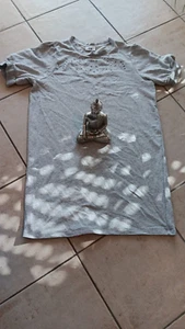 Kleid kurzarm Damen, knielang, Lochmuster, Sweat, hell grau, Gr. M, C&A - Bild 1 von 2