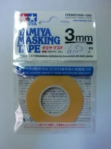 TAMIYA MASKING TAPE 3 mm - art. ta 87208 - Imagen 1 de 1