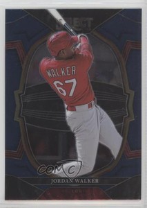 2023 Panini Select Concourse Blue Jordan Walker #45 Rookie RC