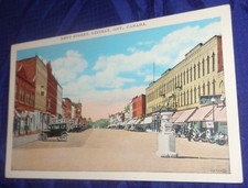 RP2368 Vtg PostCard Kent Street Lindsay ON