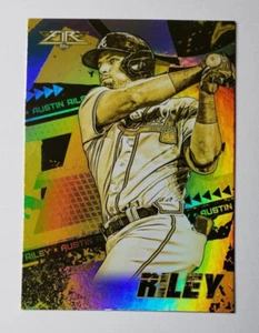 Austin Riley 2022 Topps Fire No. 163 Gold Minted Parallel. Atlanta Braves. NM - Picture 1 of 5
