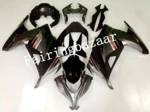 Kit de carenado por inyección de plástico ABS 2013-2017 NINJA 300 negro plateado gris - Imagen 1 de 9