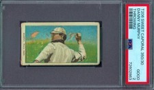 1909-11 T206 SWEET CAPORAL 350/30 DANNY MURPHY (throwing) PSA 2 !!