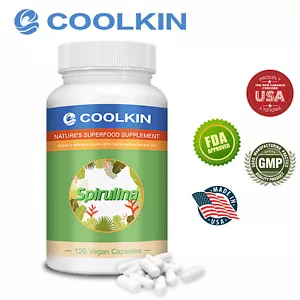 Spirulina Kapseln - Energiebooster, Körperentgiftung, Antioxidantien, Nervenentlastung - Bild 1 von 13