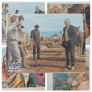 Valdez Is Coming 1971 Original German FSK Lobby Cards Set x 4 Rare Vintage - Bild 1 von 8