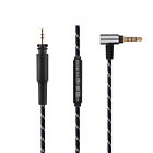 Brand New Nylon Audio Cable With Mic For Shure Srh840a Srh440a Srh940 Headphones