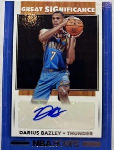Aros Panini NBA 2019-20 - Gran Significance #GS-DBZ Darius Bazley (AU, RC) - Imagen 1 de 8