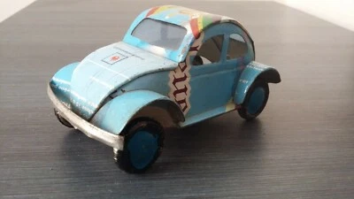 VW VOLKWAGEN  - EXEMPLAIRE UNIQUE de Coccinelle en tôle fait main - 1/32 - Photo 1/4