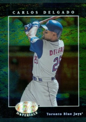 2001 Leaf Certified Materials Carlos Delgado 31 Blue Jays - Image 1 of 2