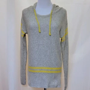 NWT Mossimo Supply Co Wmn's Gray Hoodie Hooded Open Knit Sweater Size Medium - Picture 1 of 6