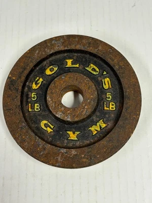 Barra de pesas de hierro fundido para gimnasio Golds de colección - 5 lb Foto 1 de 2