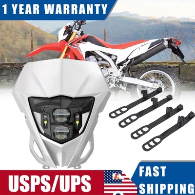 Faro LED con lámpara de haz DRL Hi-lo para Yamaha WR 250F/400F/426F/450F 2013-2023 Foto 1 de 4