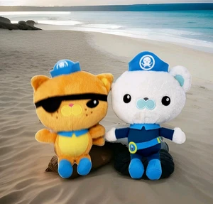 2 Octonauts Capitano Barnacles e Kawazii Peluche Animali Fisher Price 8" - Foto 1 di 12
