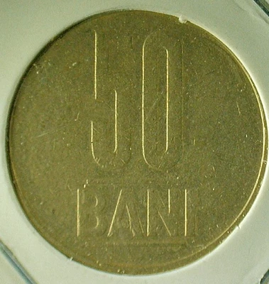 WORLD COIN SALE-2006 ROMANIA  50 BANI--NICKEL BRASS COMPOSITION COIN-KM# 192 - Image 1 of 3