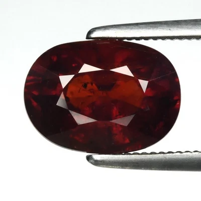 💎 Granada Spessartite 2,97 ct 9,2x6,5 mm oval natural laranja média - Gema da Namíbia - Imagem 1 de 4