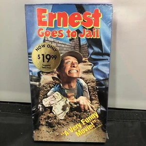 Ernest geht ins Gefängnis VHS VERSIEGELT BVHV Briefmarke Klapphülle Prüfstein Jim Varney Vintage - Bild 1 von 10