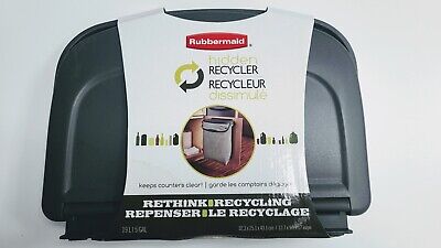 Rubbermaid Hidden Recycler With Machine Washable Bag And Built In Handle • 17.95$