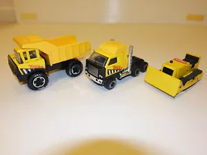 3 Tonkas Muldenkipper, Semi und Bulldozer 1970, 1980 - Bild 1 von 6