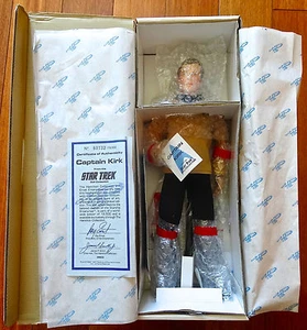 Star Trek Ernst Hamilton Collection 1988 Captain Kirk Porcelain Doll with COA - Picture 1 of 5