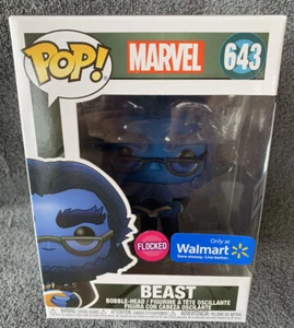 Funko Pop! Vinyl Flocked Marvel X-Men BEAST #643 NIB Walmart Exclusive HTF - Picture 1 of 2