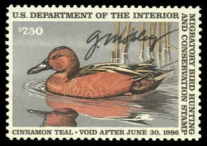 RW52S — Federal Duck Stamp signed by artist Gerald Mobley. ON SALE! - Picture 1 of 1