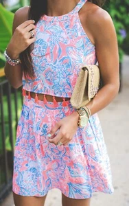 NWT Lilly Pulitzer Size 6 Selina Matching Skirt Top Set Tassels - Picture 1 of 10