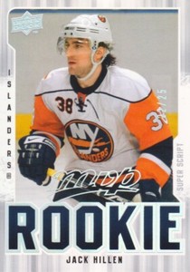 2008-09 Upper Deck MVP Hockey Super Script #336 Jack Hillen 22/25