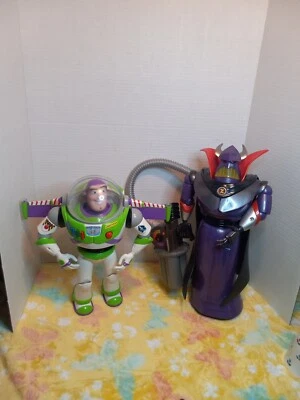 Disney Store Pixar Toy Story 14" Zurg & 12" Buzz Large Talking Action Figures - Image 1 of 4