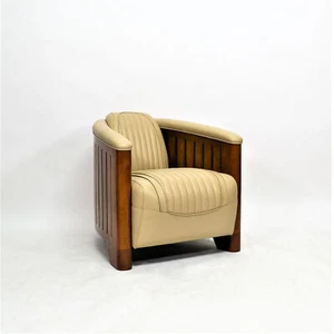 Clubsessel "Céleste" Lounge Relax Designer 20er Art Deco Leder Chair Cigar Boot - Bild 1 von 11
