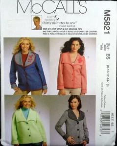 McCalls Schnittmuster M5821 Misses' Jacken 4 Varianten Gr. 8-16 - Bild 1 von 2