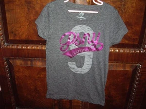 EEUC Girls Size 10 PS Aeropostale Dark Gray Heathered T-Shirt Top - Picture 1 of 3