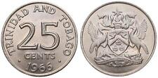 Trinidad und Tobago 25 Cents 1966-2017 KM# 4-59 verschiedene Jahre