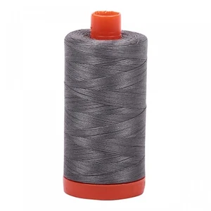 Aurifil Mako Cotton Thread Solid 50wt 1422yds Grey Smoke - Picture 1 of 1