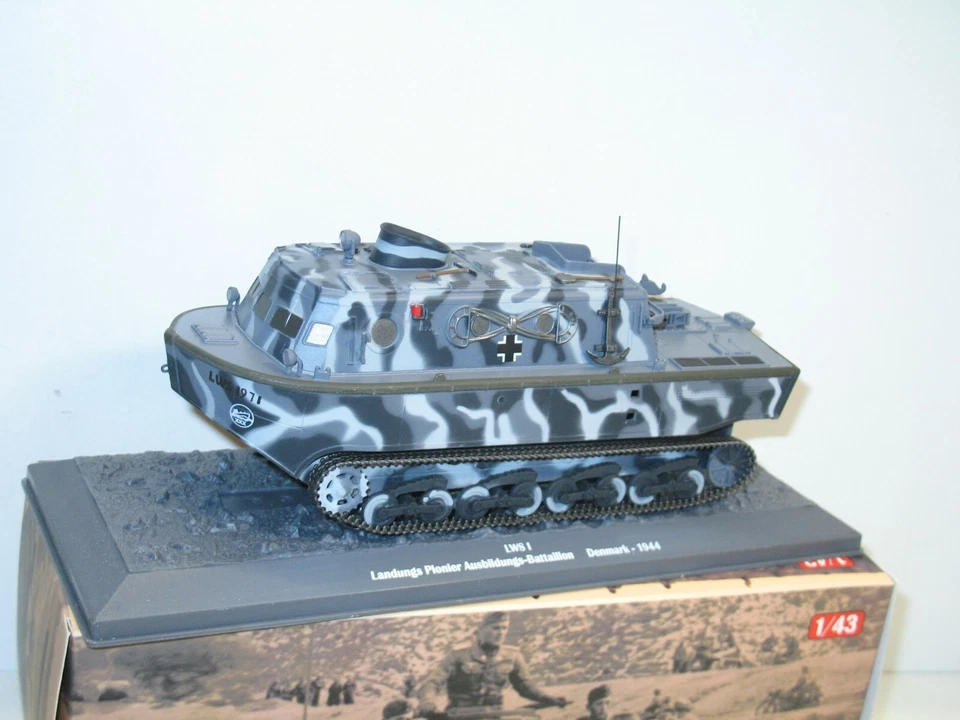 ALTAYA Scala 1:43, Char Anfibio Barca Lws I Militare Tedeschi - Immagine 1 di 1