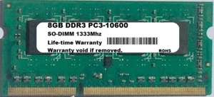 Memoria RAM SODIMM de 8 GB para Apple MacBook Pro 2,3 GHz Intel Core i7, 17 pulgadas principios de 2011 - Imagen 1 de 1