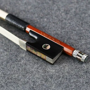 Arco para violín MASTER PERNAMBUCO de plata esterlina ajustado tono CÁLIDO Y DULCE 4/4 ¡Nuevo! - Imagen 1 de 12